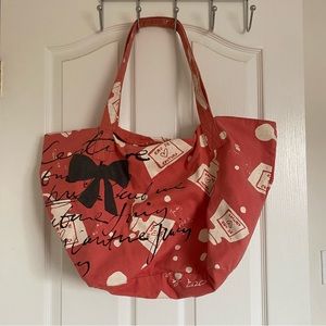 Rare y2k juicy couture oversized pink tote bag